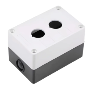 Caixa Comando Botoeira Sinaleiro Plástica 2 Furos 22mm Ip65
