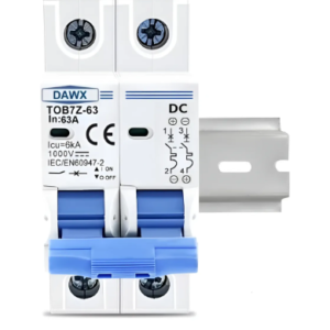 Disjuntor Dc Cc Corrente Contínua 63A 1000V Bipolar