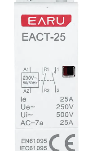 Contator De Potência Rele Auxiliar 220v 2 Polos 25a 1na 1nf