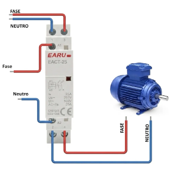 Contator De Potência Rele Auxiliar 220v 2 Polos 25a 2na - Imagem 2