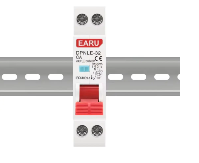 Disjuntor Dr Ddr 18mm Compacto 2 Polos 10a 6ka 30ma - Imagem 2