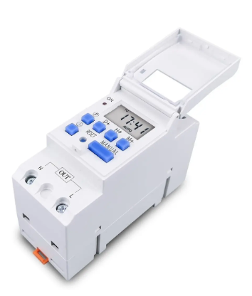 Timer Temporizador Digital Trilho Din 24v Acdc 30a - Imagem 3