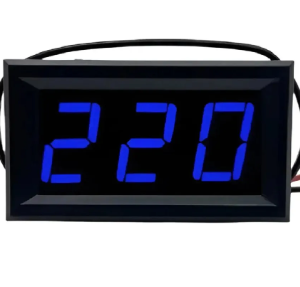 Voltimetro Digital Led Azul Ac Ca 110v 220v 380v