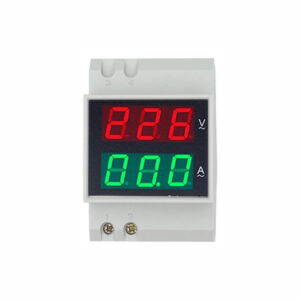 Voltímetro Amperimetro Led 80 300v 100a Ac Ca Painel Din