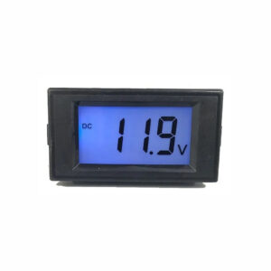 Voltimetro Digital Lcd 24v 12v 9v Display Fundo Led Azul