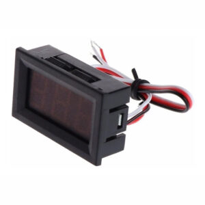 Voltímetro Digital 100v 9v 12v 24v 36v 48v Led Azul 3 Fios
