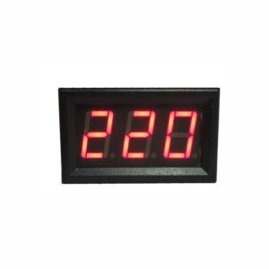 Voltimetro Digital Led Vermelho Ac Ca 110v 220v 380v