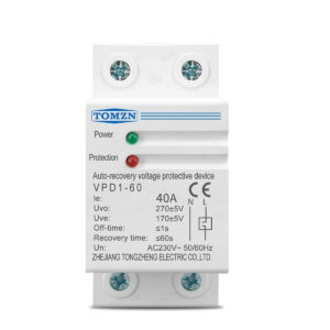 Relé Protetor De Subtensão E Sobretensão 40a 220v Monofásico