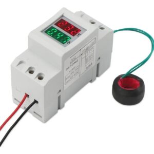 Voltímetro Amperímetro Digital 110v 220v 100a Painel Din