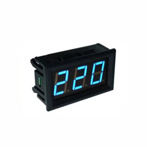 Voltimetro Digital Led Azul Ac Ca 110v 220v 380v