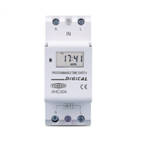 Timer Temporizador Digital Trilho Din 110v 30a