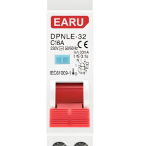 Disjuntor Dr Ddr 18mm Compacto 2 Polos 16a 6ka 30ma