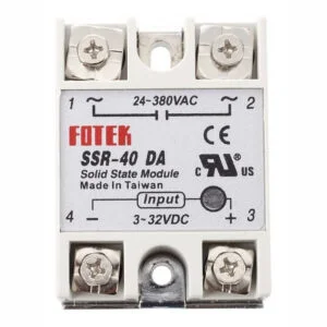 Relê De Estado Sólido Ssr Controle Ac 110v 220v 40a
