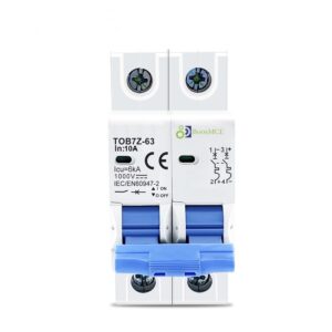 Disjuntor Dc Cc 10a 1000v Bipolar Painel Solar Fotovoltáico