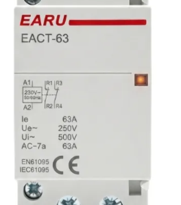 Contator De Potência Rele Auxiliar 220v 63a 2 Polos 2nf