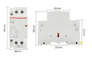 Contator De Potência Rele Auxiliar 220v 63a 2 Polos 2nf - Imagem 8