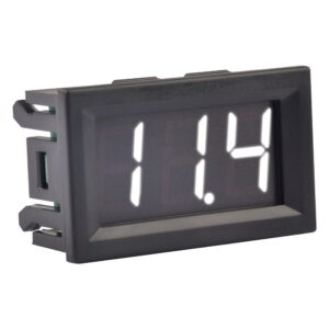 Voltimetro Digital Led Branco Ac Ca 110v 220v 380v