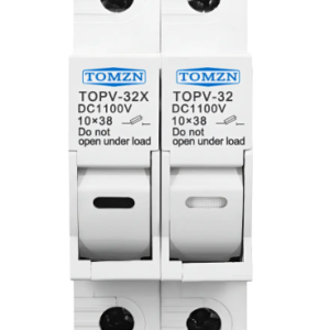 Porta Fusível Solar Fotovoltaico Bipolar 10x38mm 32a 1000v