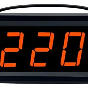 Voltimetro Digital Led Laranja Ac Ca 110v 220v 380v