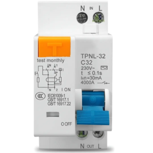 Disjuntor Dr Bipolar Fuga Diferencial Residual 2p 6a 30ma